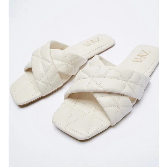 Zara quilted slides - Picture 4 of 6